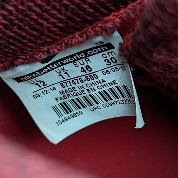 Nike FLYSTEPPER 2K3 Red 677473-600 SZ US 12. 163pm - Picture 9 of 11